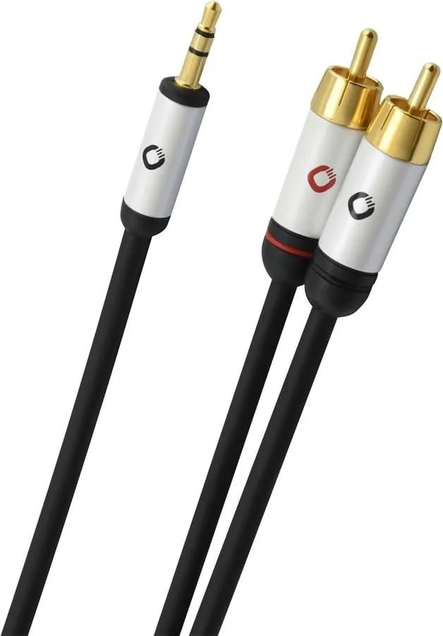 Oehlbach I-Connect Jack RCA Noir (3 m) Câbles jack et mini-Jack