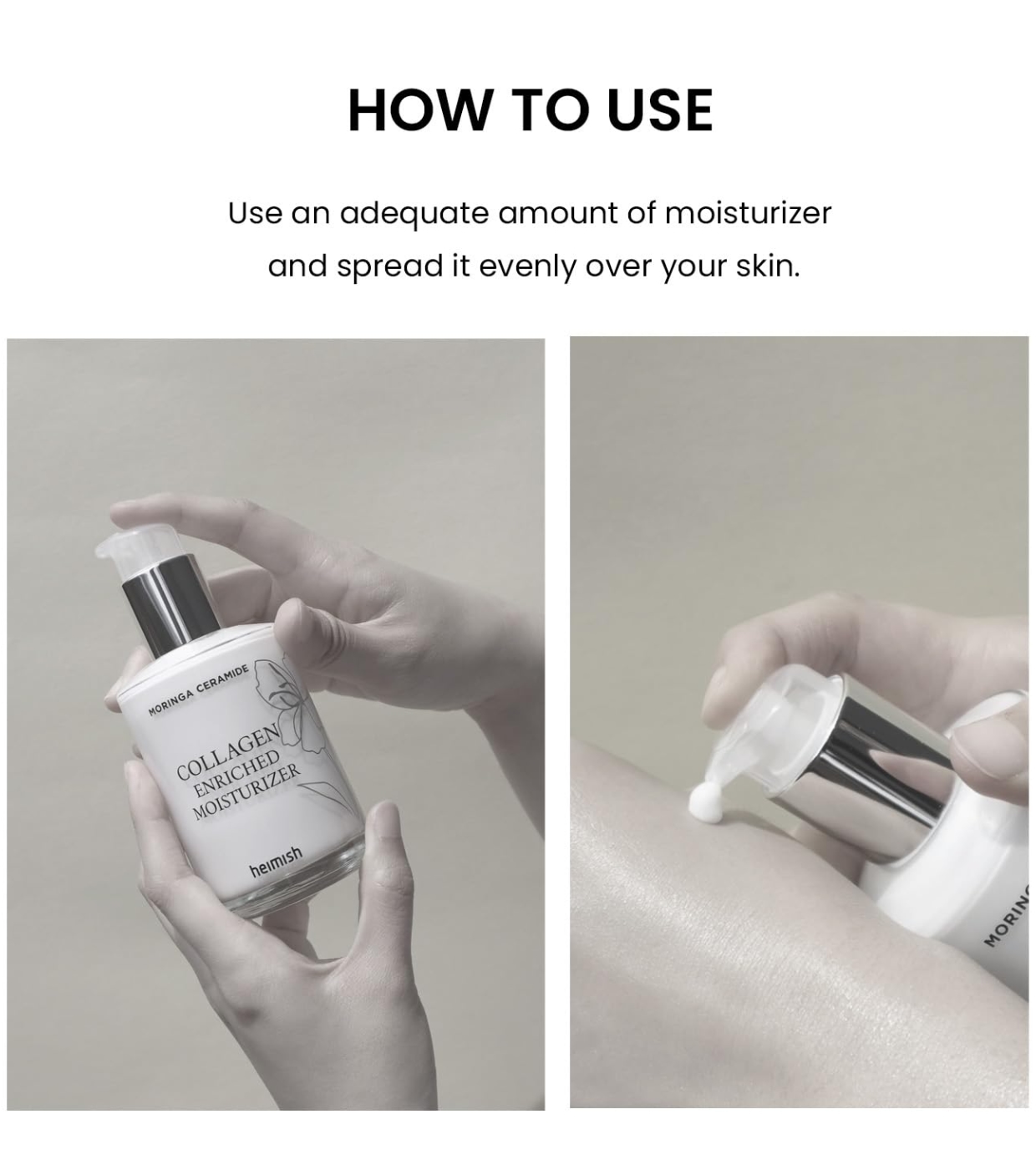 Heimish - *Moringa Ceramide* - Creme Facial de Colágeno Collagen Enriched Moisturizer