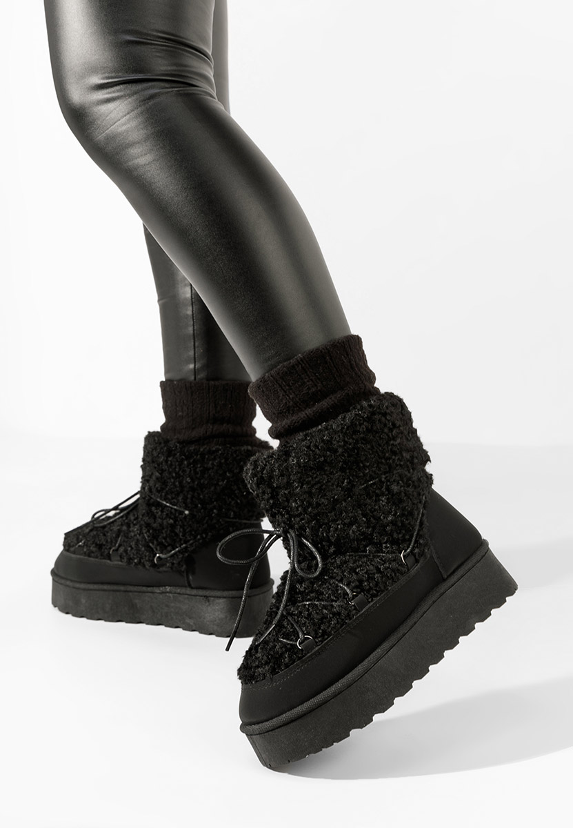 Bottes de neige femme noires Donata