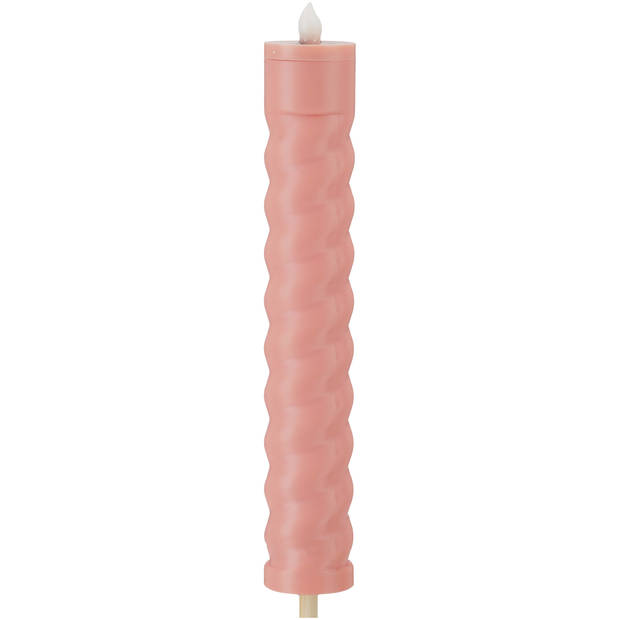 Blokker solar tuinfakkel - roze