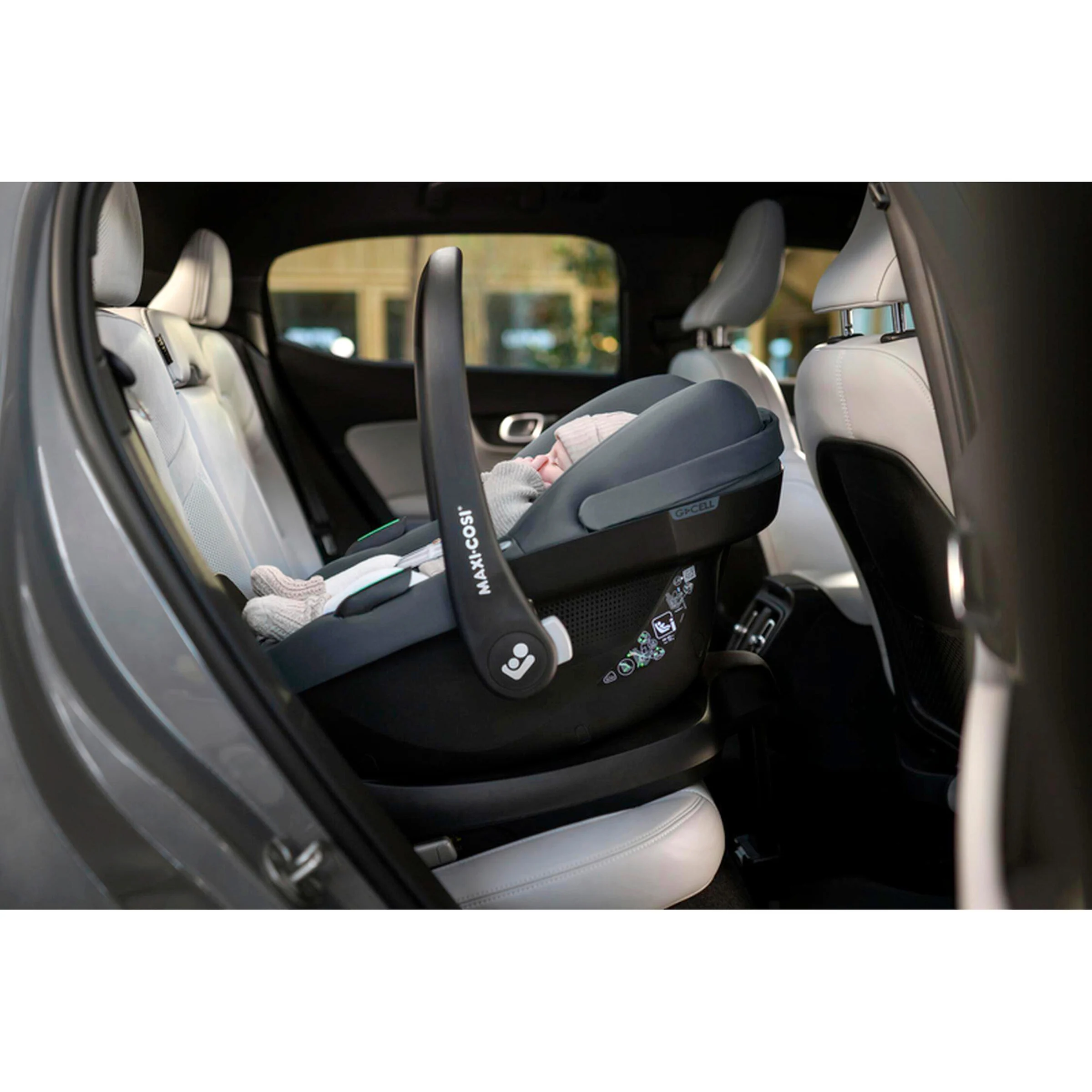 Maxi-Cosi Babyschale Pebble S inkl. Kindersitz Pearl S und Isofix-Basis FamilyFix S tonal graphite