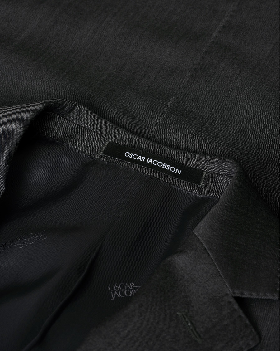 Oscar Jacobson Fuego Blazer Wool Dark Grey