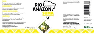 Rio Amazon Suma Brazilian Ginseng Capsules 90CP