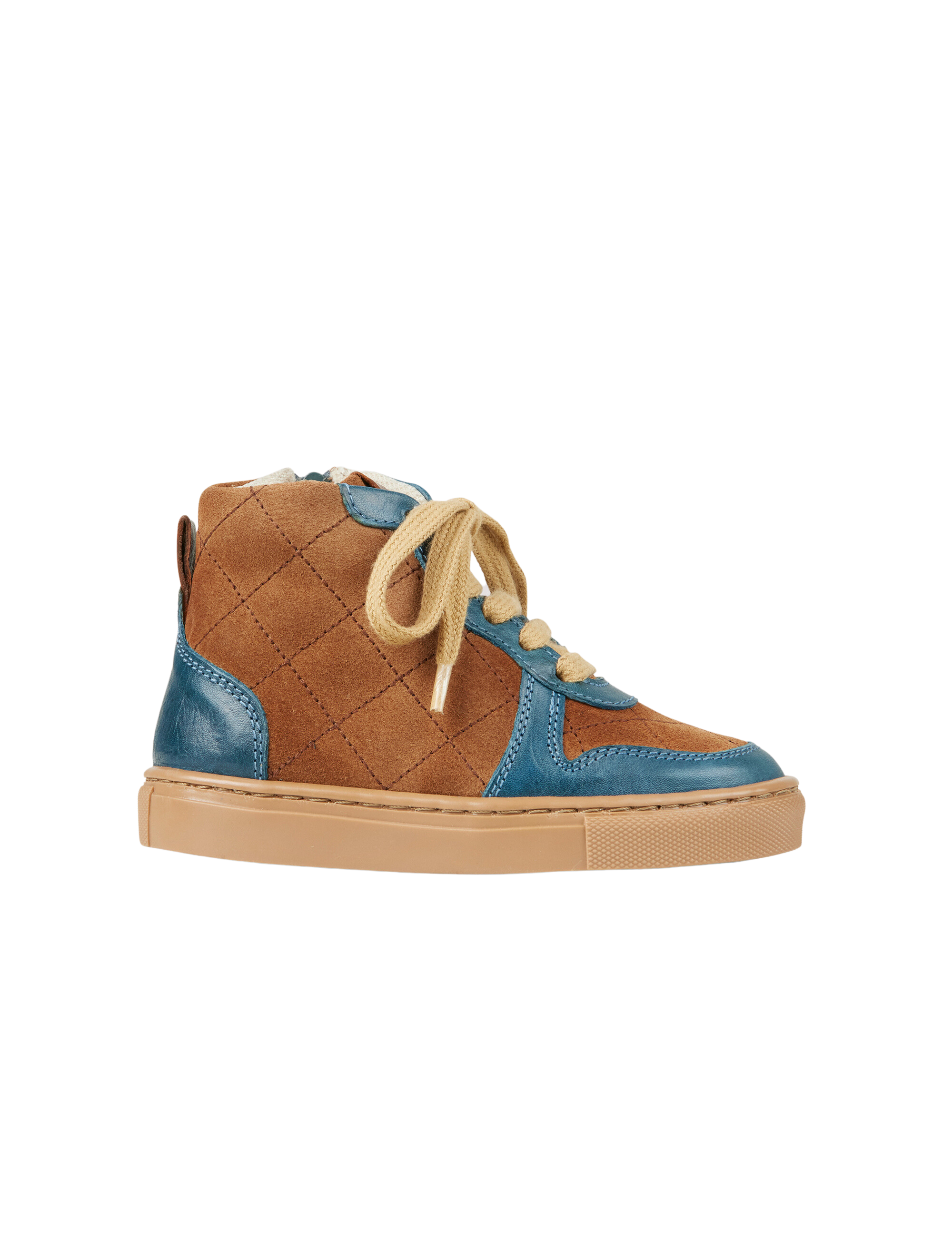 Quilted sneaker - Petroleum Blue