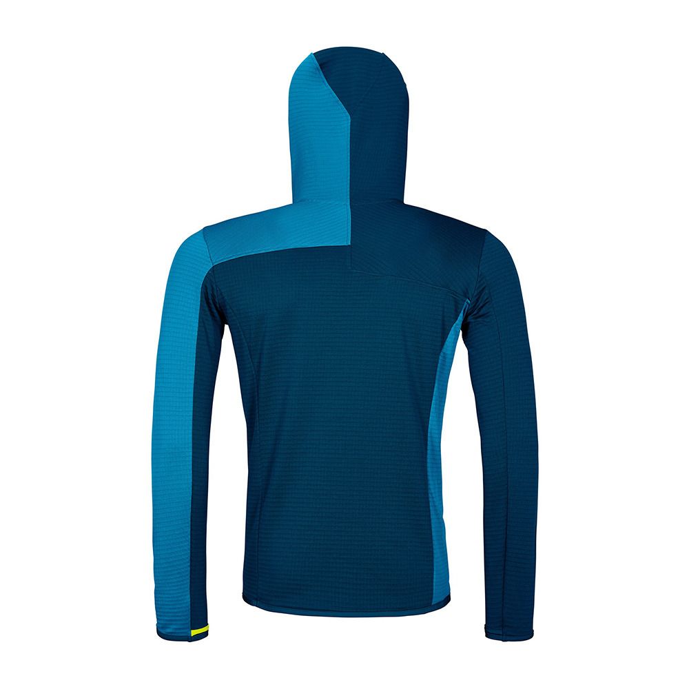 Ortovox FLEECE LIGHT GRID - Polaire Homme petrol blue