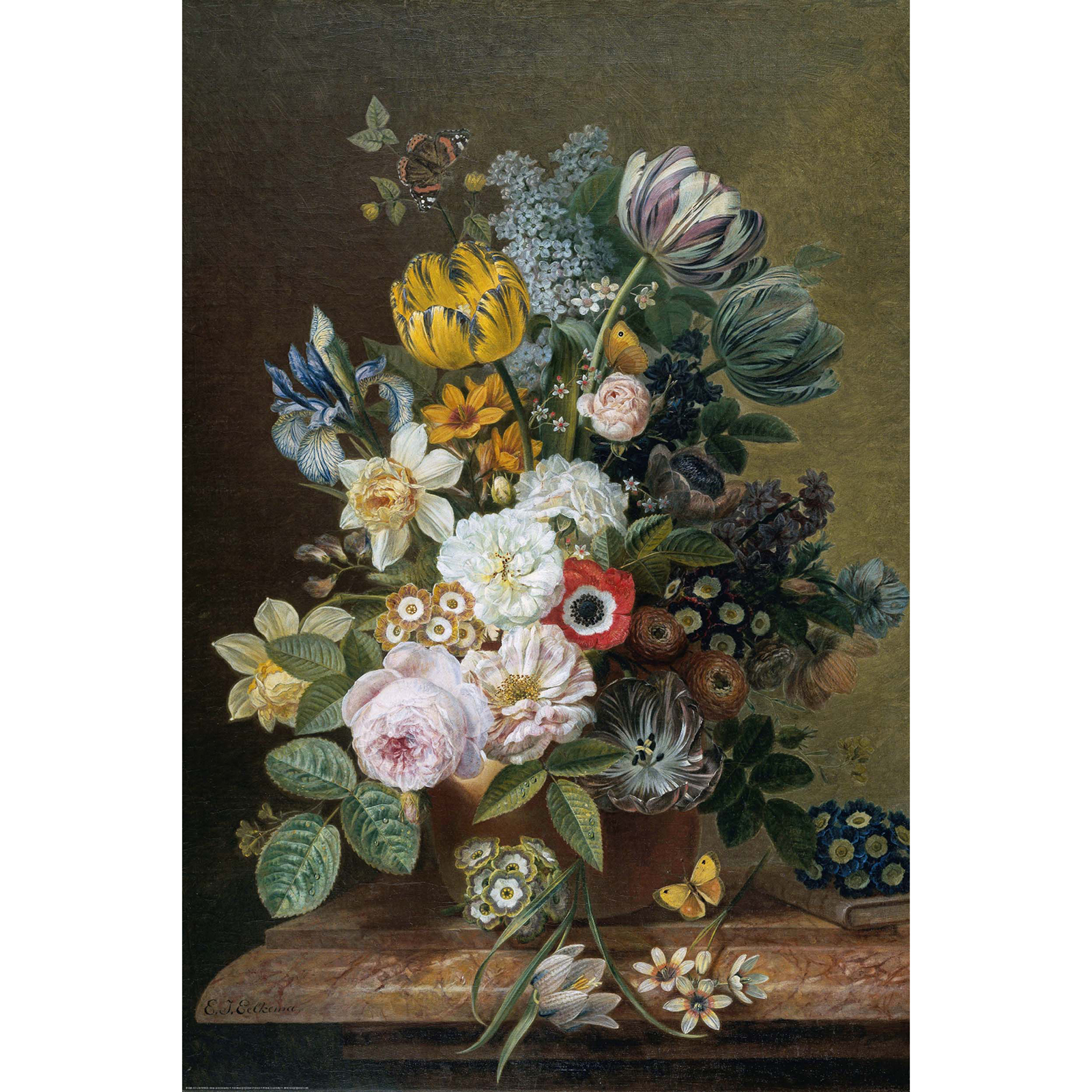 Deco Panel STILLLEBEN BLUMEN - 60x90 cm