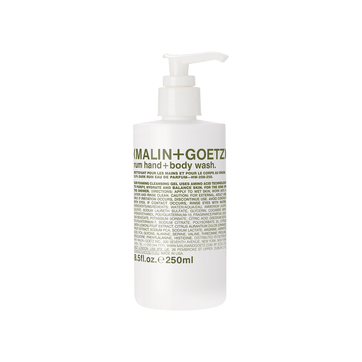 Rum Hand + Body Wash 250ml