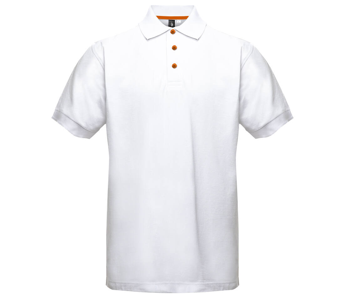 BLACK&MATCH BM100 - Polo boutons contrastés