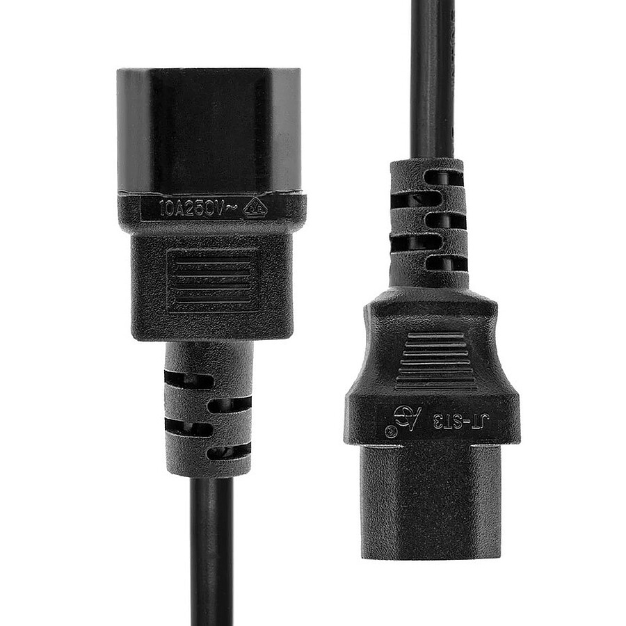 ProXtend Cordon secteur IEC C14 vers IEC C15 - 0.5 m