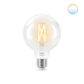 WiZ Connected LED globe E27 60W filament helder koel tot warmwit licht dimbaar