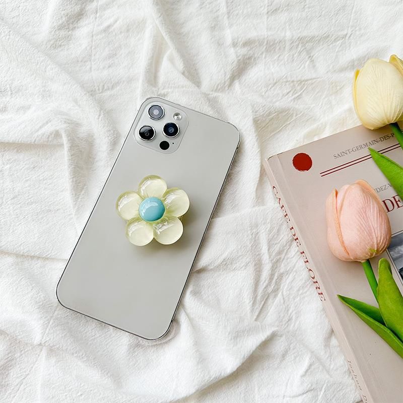 Karnemelk - Bloemen/Lint Telefoonstandaard