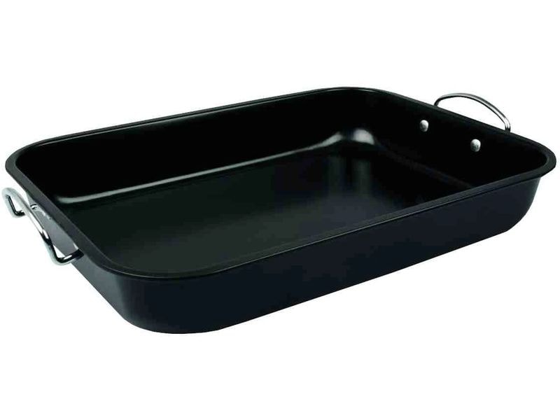 alpina Bräter 29 cm Rechteckige Antihaft-Auflaufform mit Griffen für einfache Handhabung