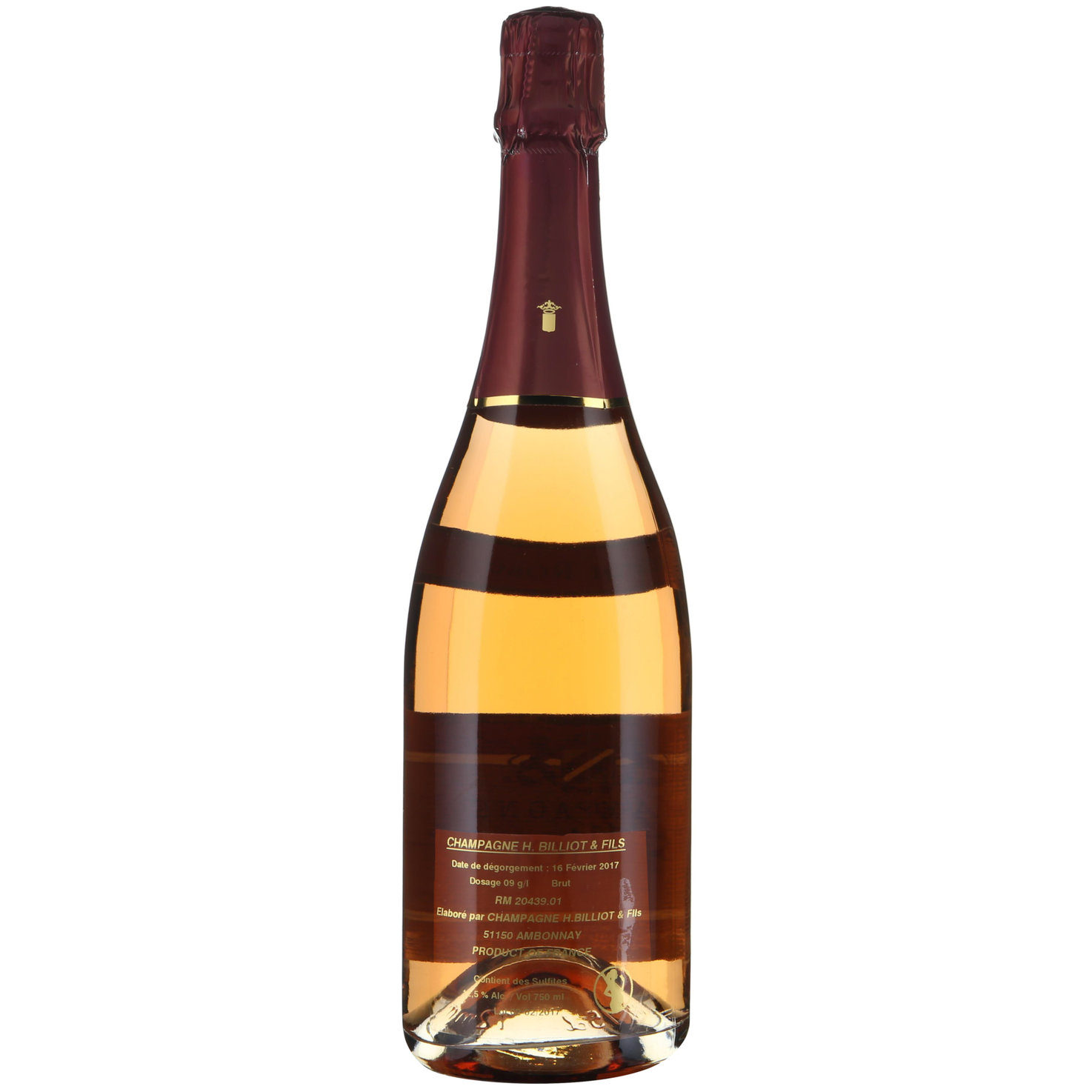 Champagne AOC Grand Cru Rosé Billiot -75cl