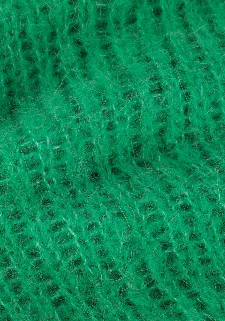 NEO NOIR groene neo noir trui martina fluffy knit blouse