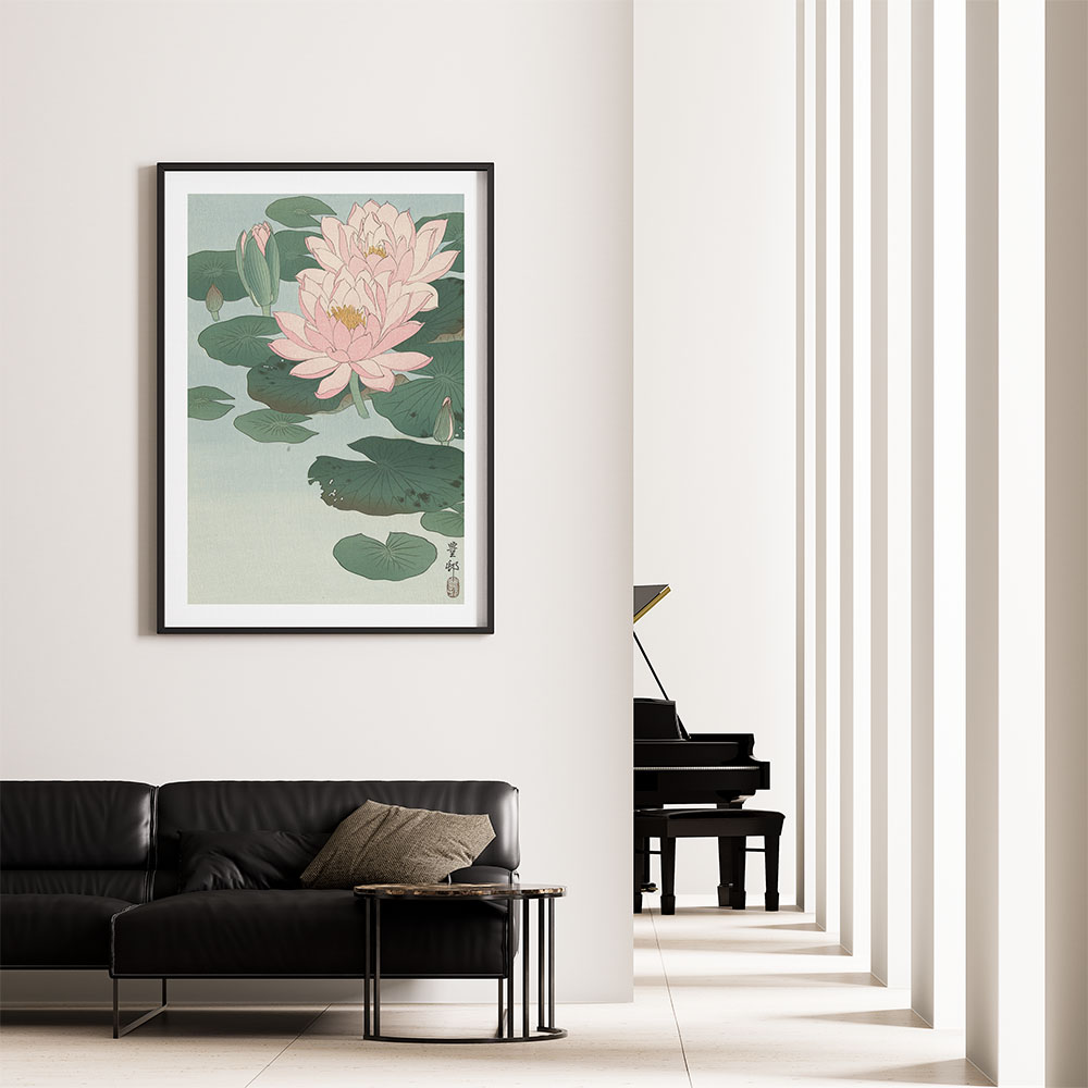 Poster Ohara Koson - Water Lily 50x70 cm