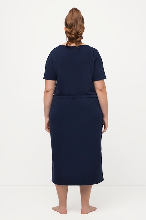 Loungewear-Sweatkleid, Oversized, Rundhals, Halbarm