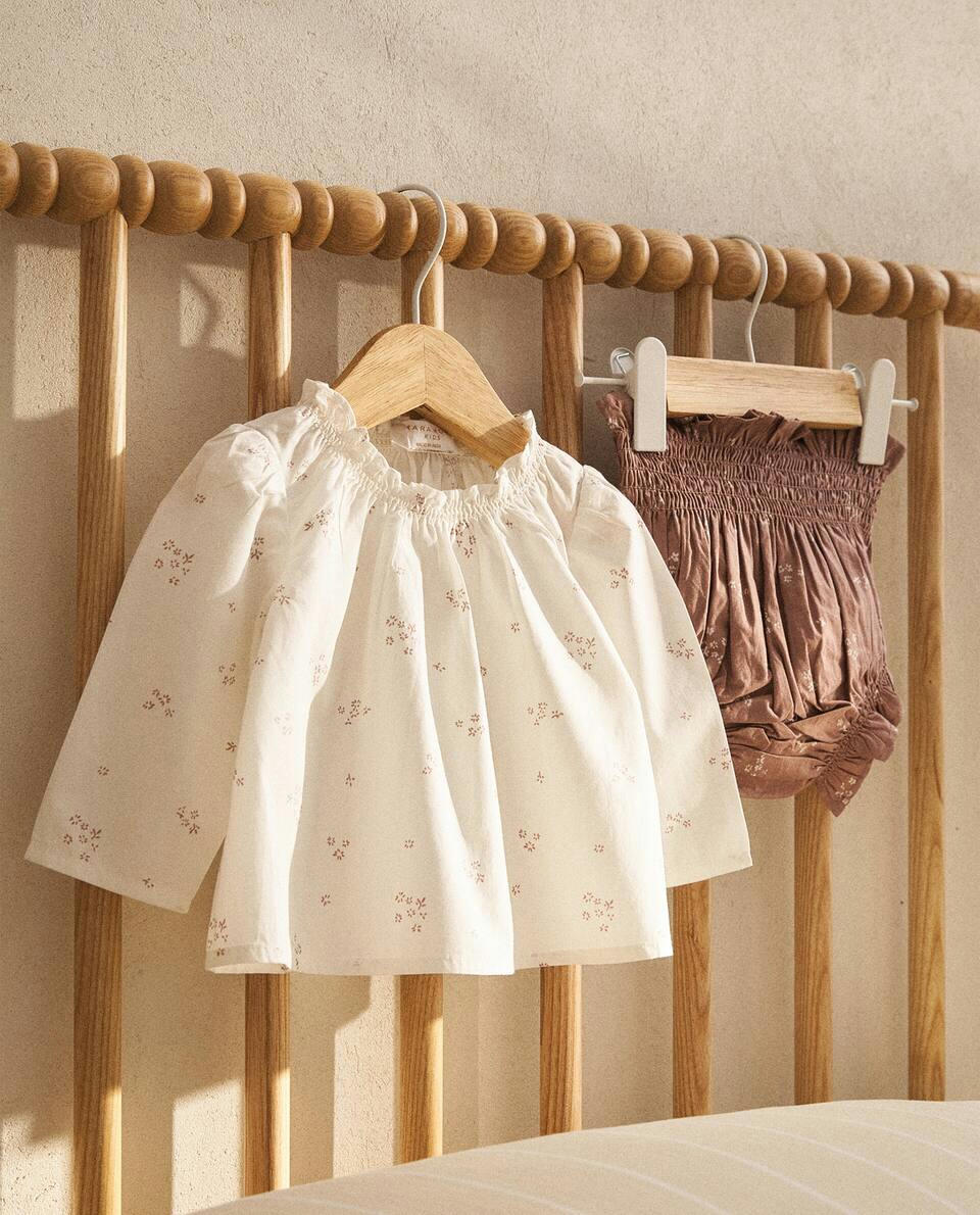 CAMISETA FLORAL PARA BEBÊ