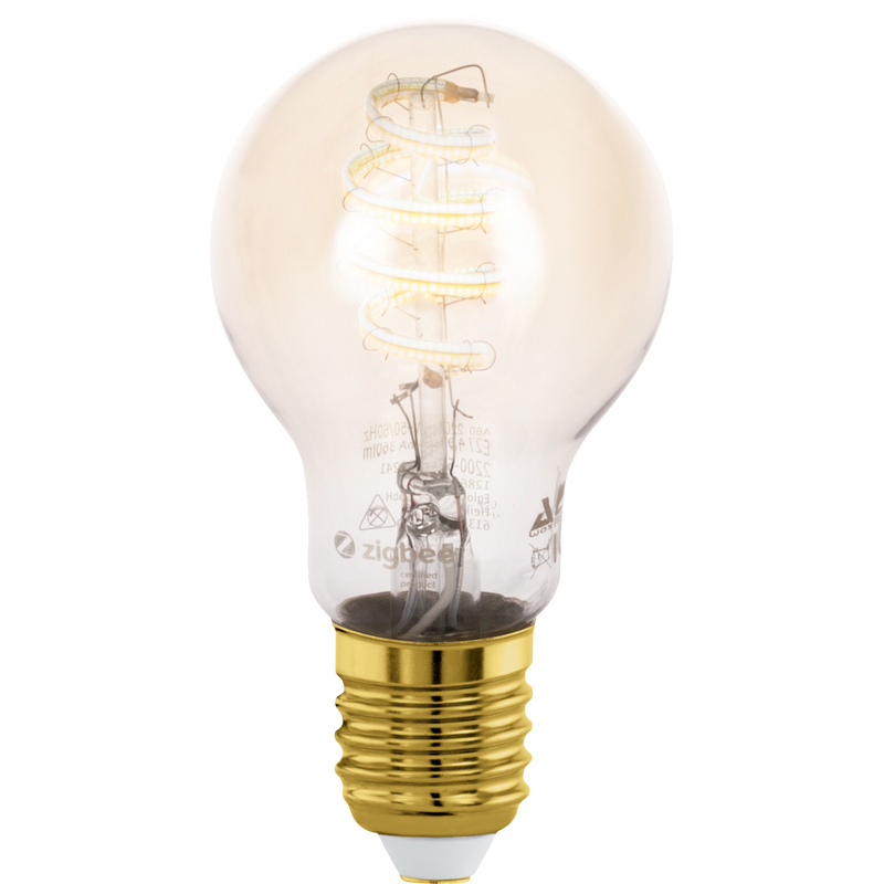 EGLO Leuchtmittel LED A60 connect.Z, E27, 2200-6500K, 4.9W, amber