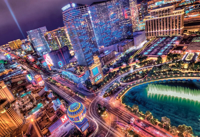 Clementoni Puslespil - Las Vegas - High Quality - 2000 Brikker