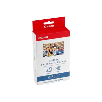 Canon KC-36IP - kit encre couleur + 36 feuilles - cartouche d'encre originale