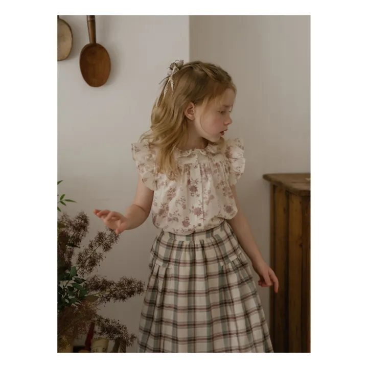 Louisiella Blouse Poenia Fleurie | Vieux Rose