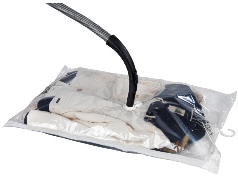Wenko Vakuumbeutel Kleidersack System L 70 cm x 105 cm, 1 S Kleidersack System