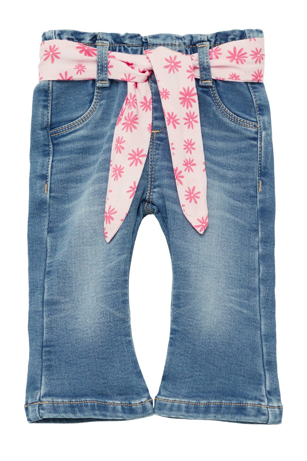 s.Oliver flared jeans medium blue denim