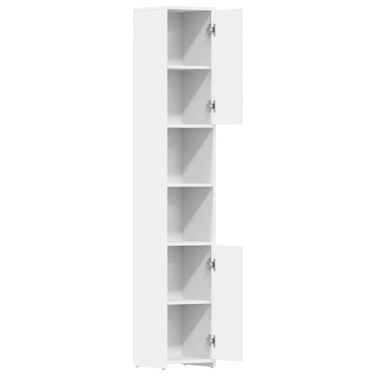 VidaXL Armoire salle de bain blanche bois d'ingénierie