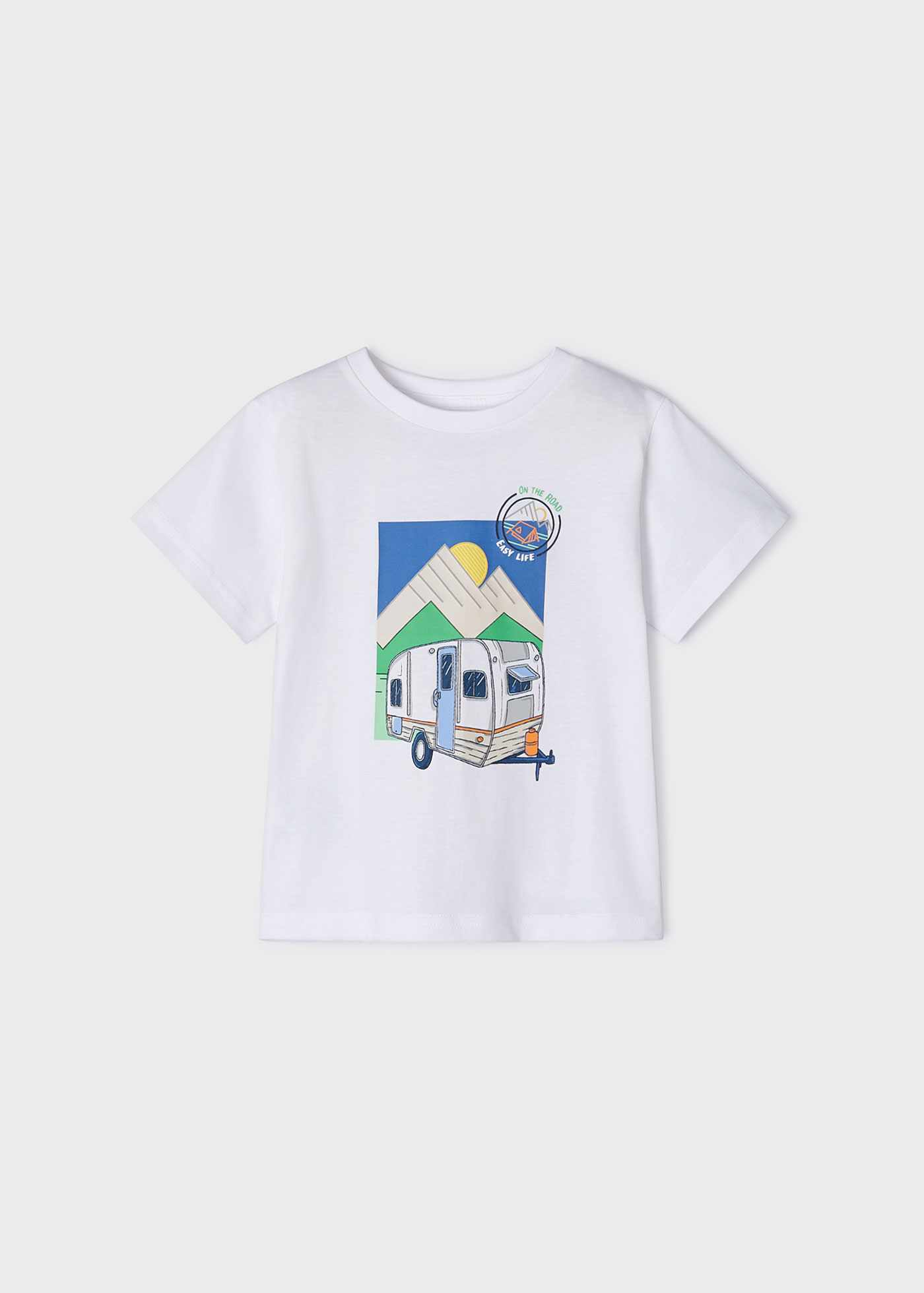 Camiseta Better Cotton estampada para meninos, pimenta chili