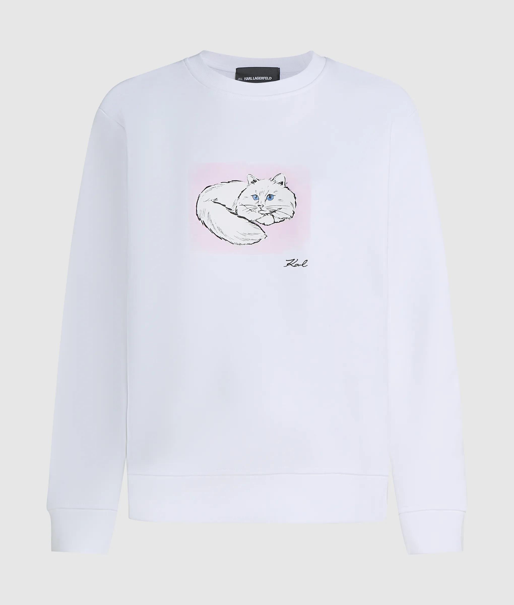 Sweatshirt met geïllustreerd portret