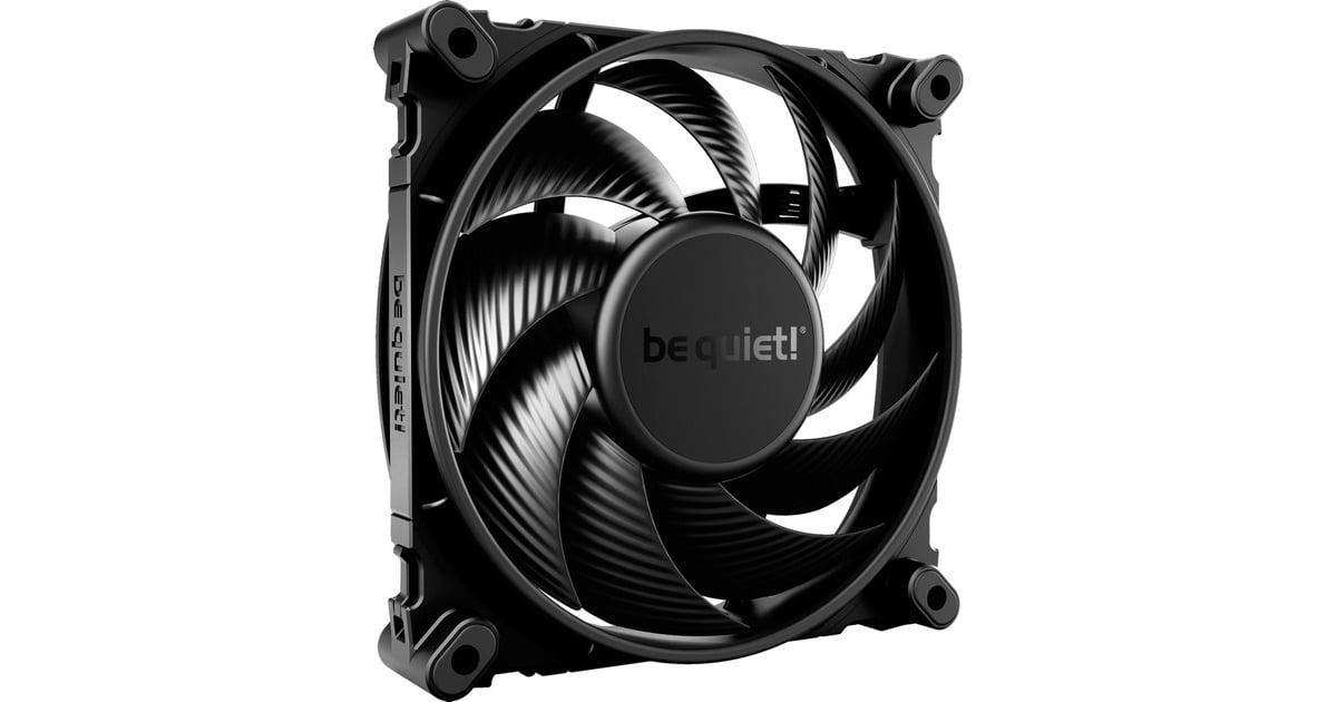 be quiet!Silent Wings 4 PWM high-speed case fan  (Zwart, 120 x 120 x 25 mm)