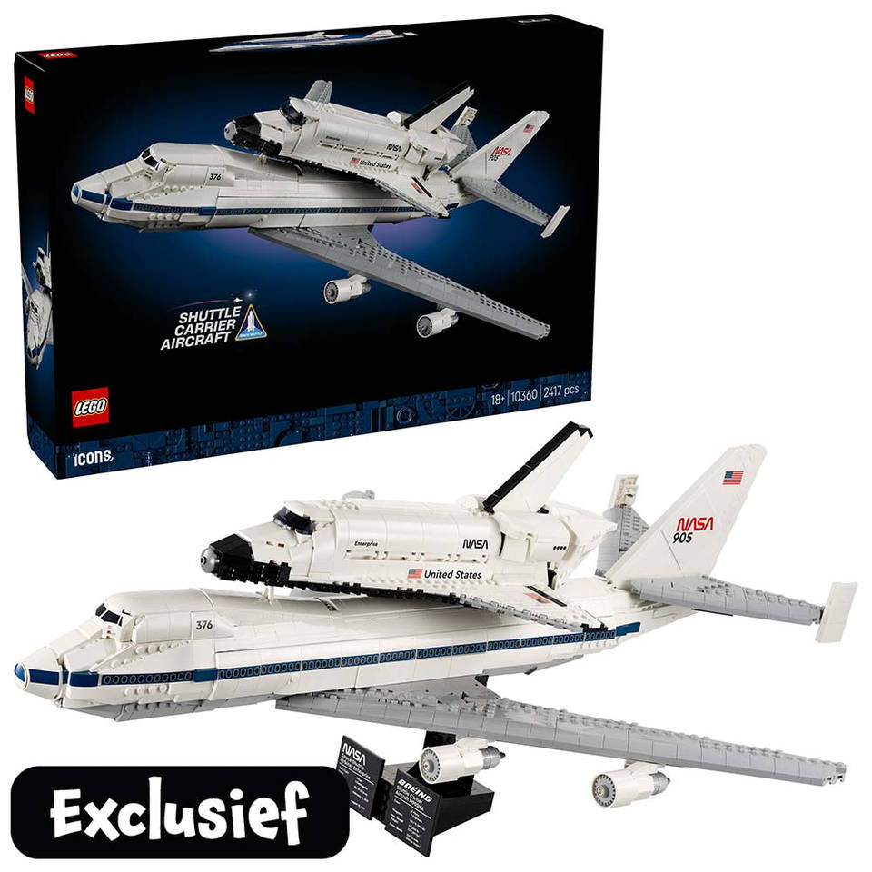 LEGO Icons Shuttle Carrier Aircraft 10360
