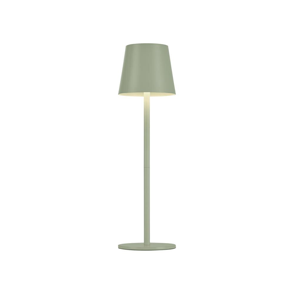 Euria LED oplaadbare tafellamp in groen, 2 x 1,25W, 320lm, IP54