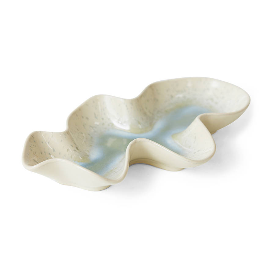 HKLIVING Shell serveerschaal - oyster