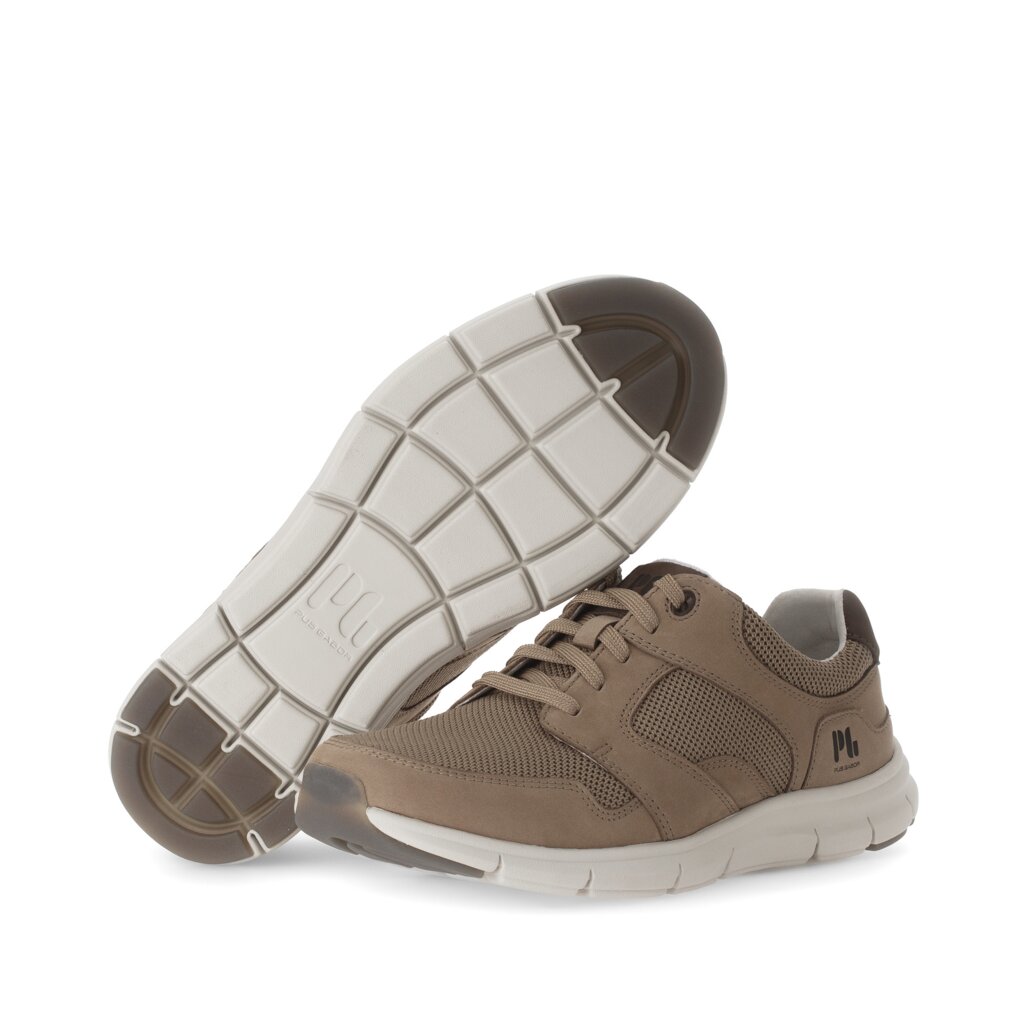 Lage sneaker beige