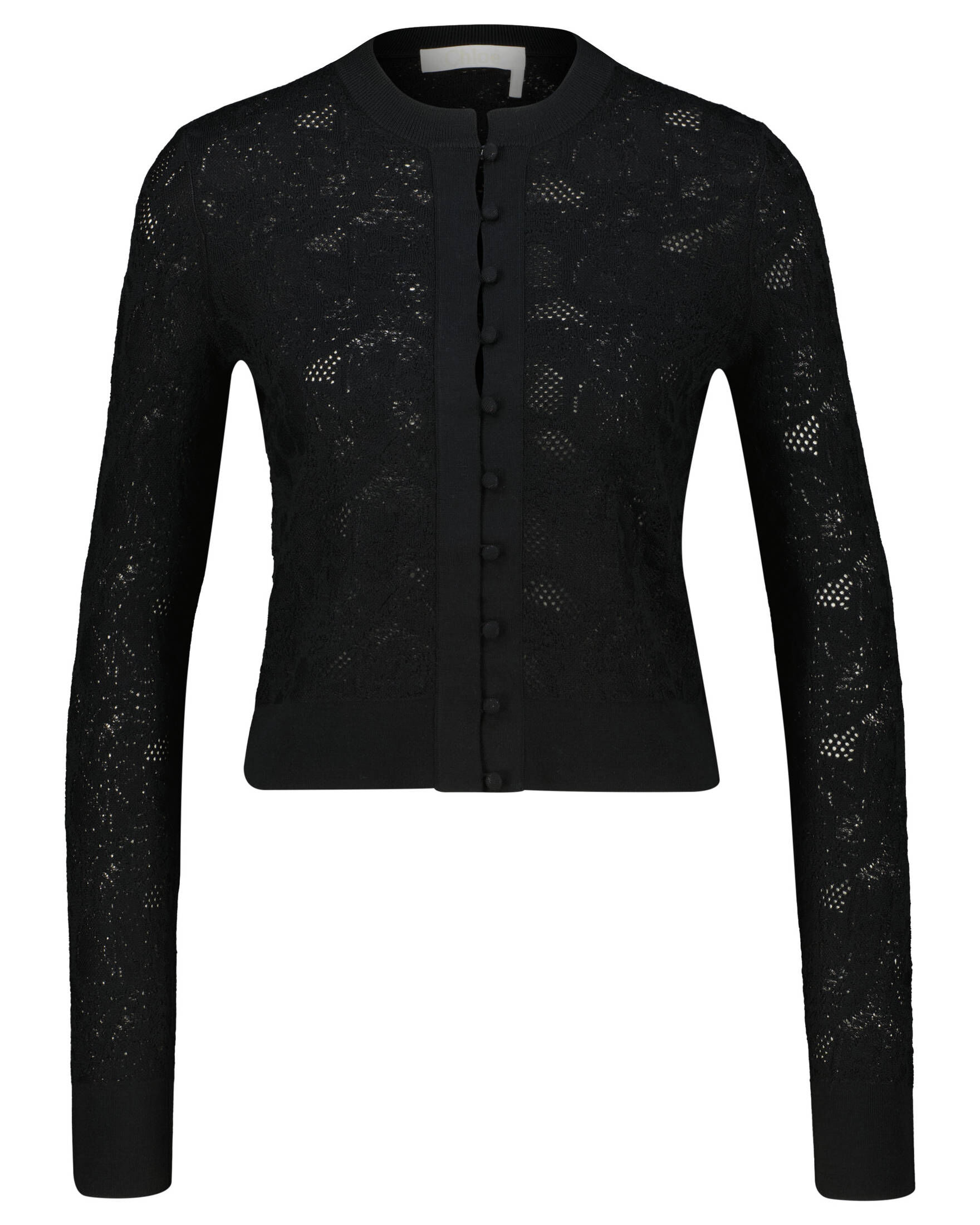 Chloé| Damen Strickjacke mit Wolle und Seide