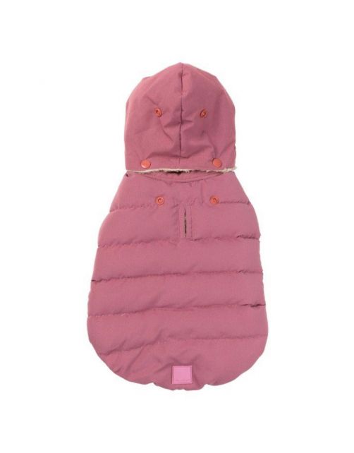 Fuzzyard Hondenjas Essential Puffer Delicaat Roze - Hondenkleding
