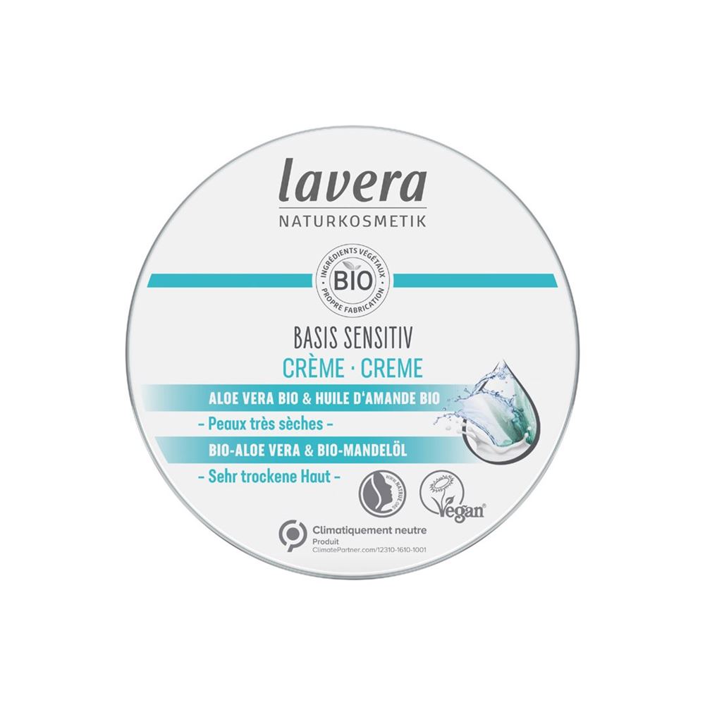 LAVERA Basis Sensitiv Creme All-Round<br>150 ml, Dose, Creme, Aloe-Vera & Mandelöl