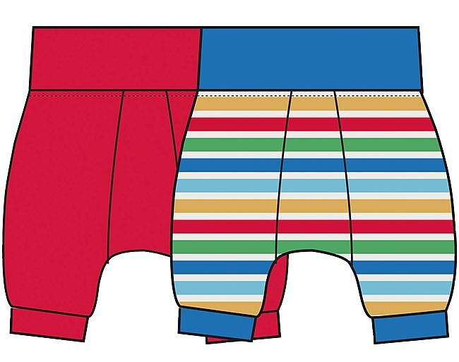 FRUGI - LOT DE DEUX PANTALONS BEBE SHALLOT SHORTS 2 PACK