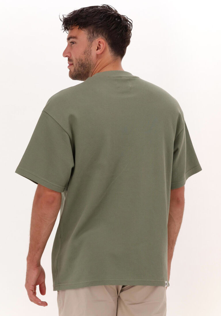 ANERKJENDT olijf anerkjendt t-shirt akholger olivine pique
