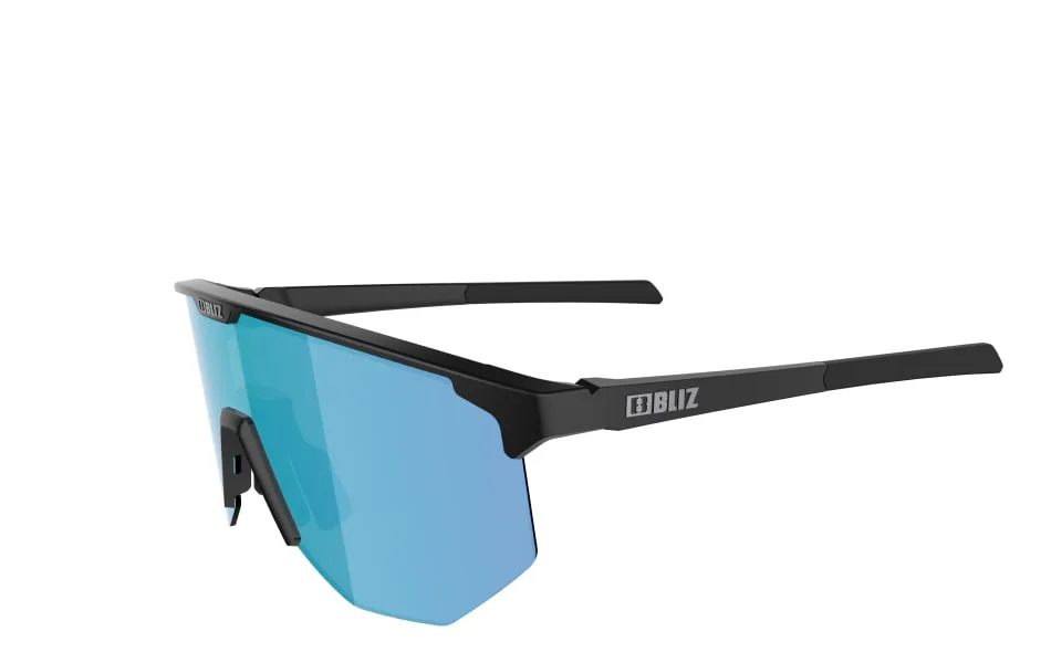 Bliz Hero Matt Black/Brown with Blue Multi