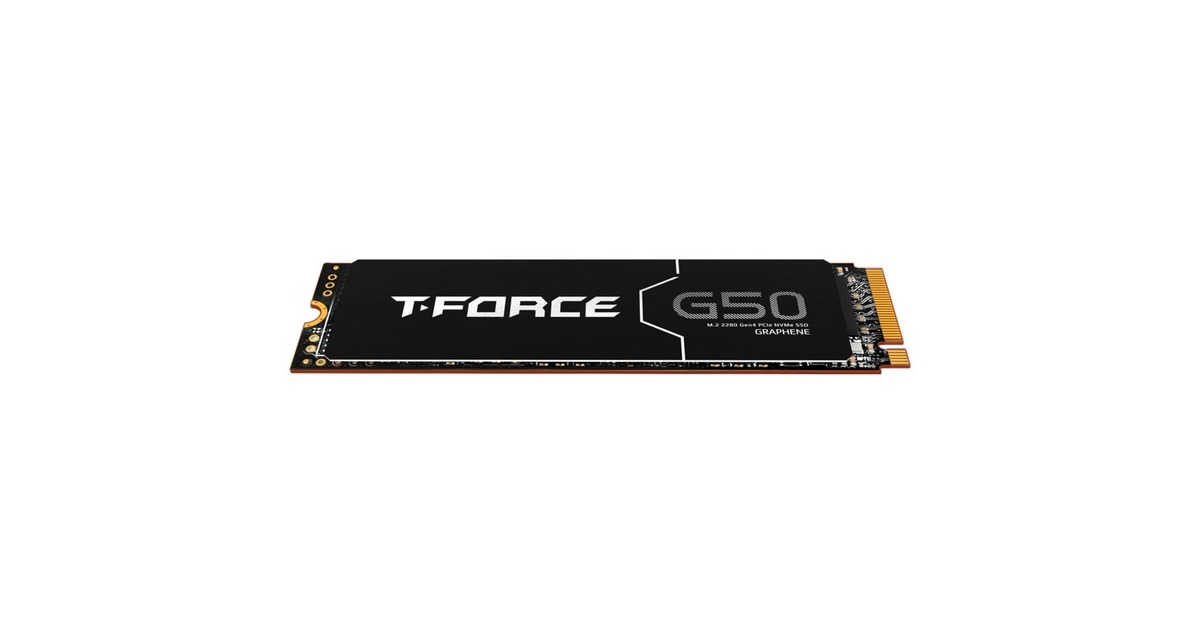 Team GroupT-FORCE G50 1 TB SSD  (PCIe 4.0 x4 | M.2 2280 | grafeen koellichaam)