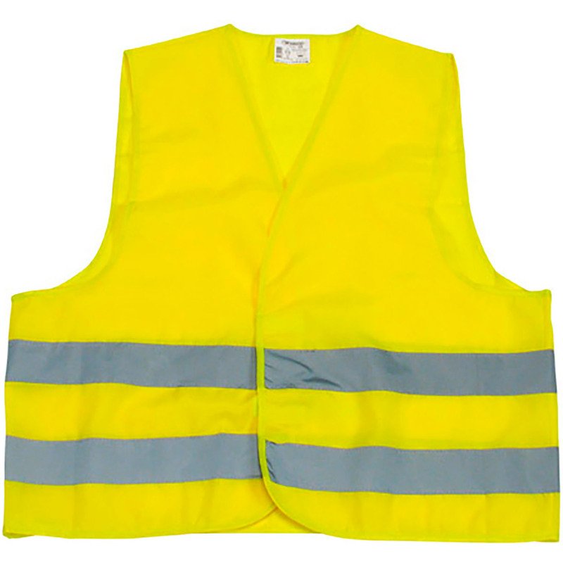 Viso gilet haute visibilité Basic - mixte - à scratch - Jaune fluo