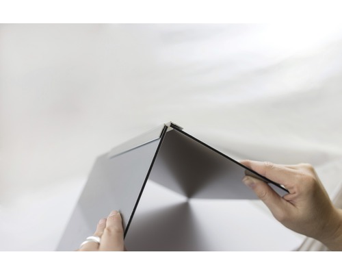 Achterpaneel hoekprofiel voor Decodesign interieur zilver lengte 255 cm