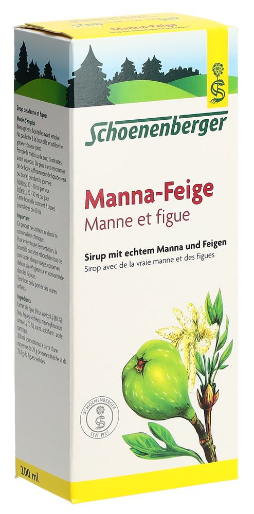 SCHOENENBERGER Manna-Feige Sirup Sirup Fl 200 ml
