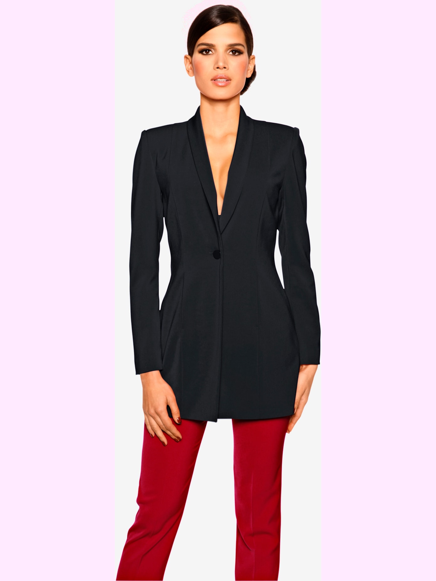 Blazer long style élégant