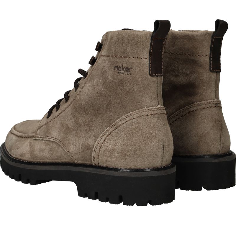 Rieker Veterboots Beige Heren