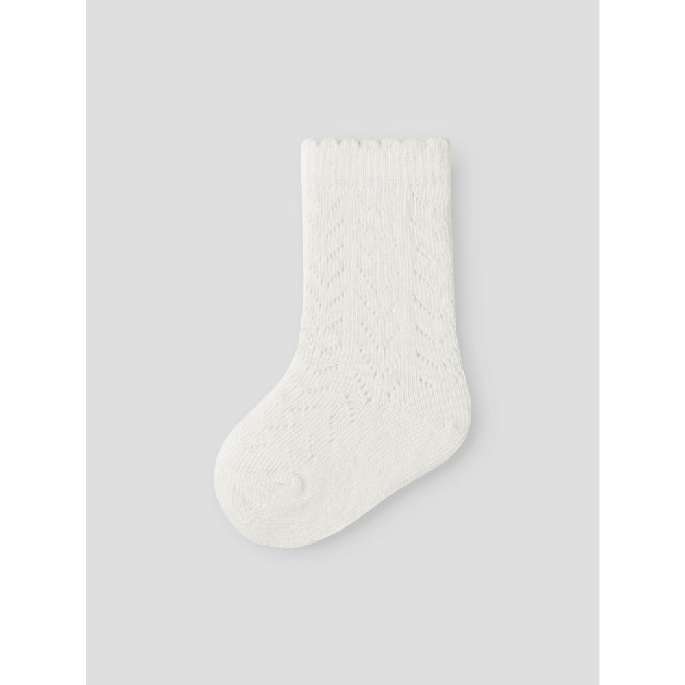 Køb Lil'Atelier Coconut Milk Nbfherda Knee Strømper Lil