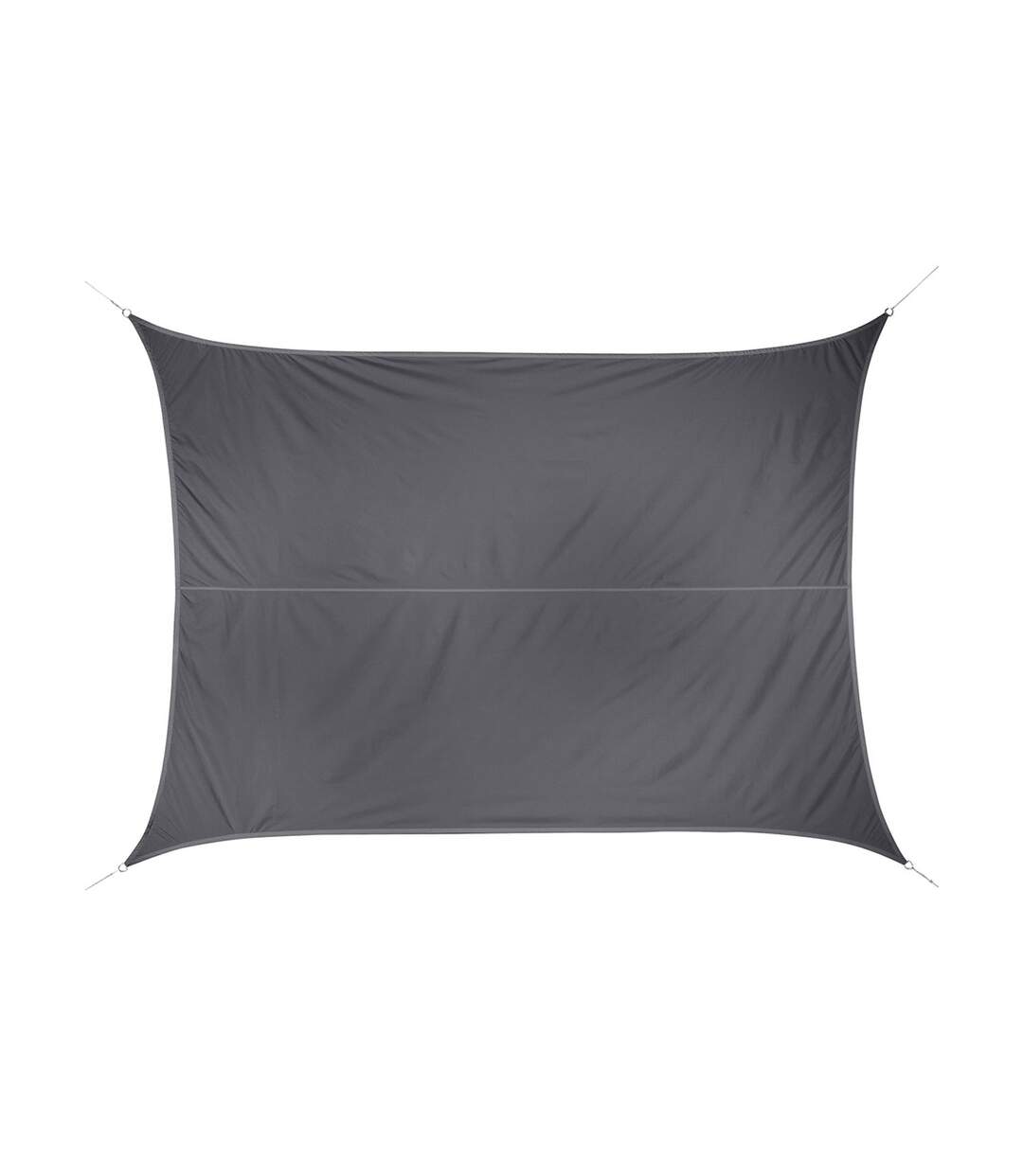Voile d'ombrage rectangulaire Curacao - 3 x 4 m - Gris
