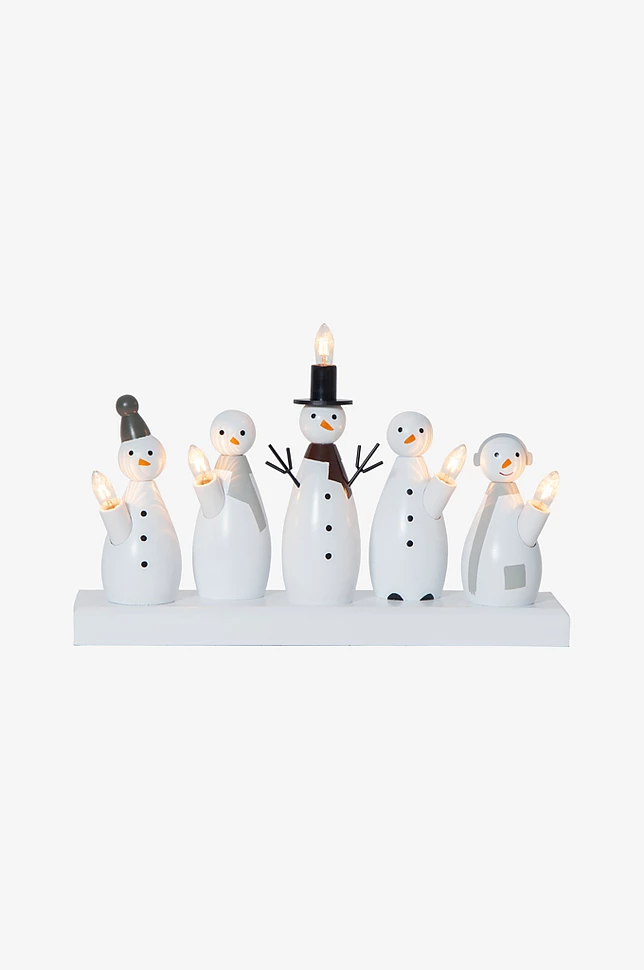 SNOWMAN (Field Unset) adventslysestake 21 cm